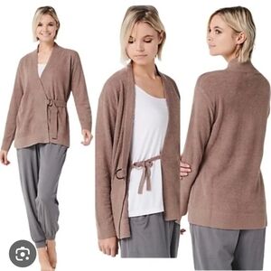 Barefoot Dreams - CozyChic Lite Side Tie Cardigan Sweater  Size 2X New With Tag